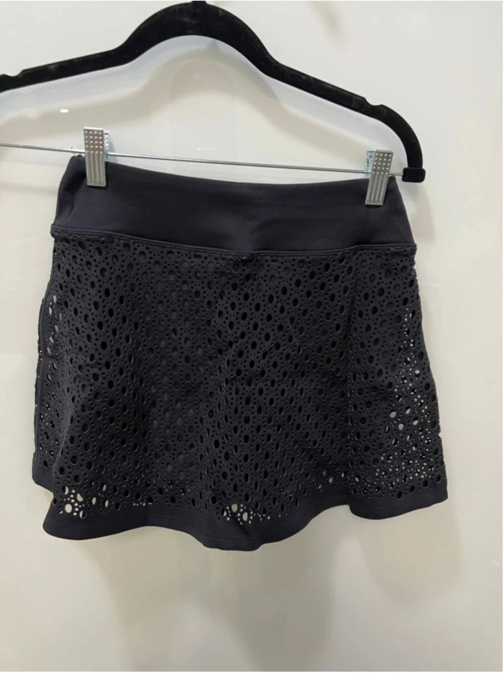 GiGi C Kyra Tennis Skirt|Black|XS|NWT|